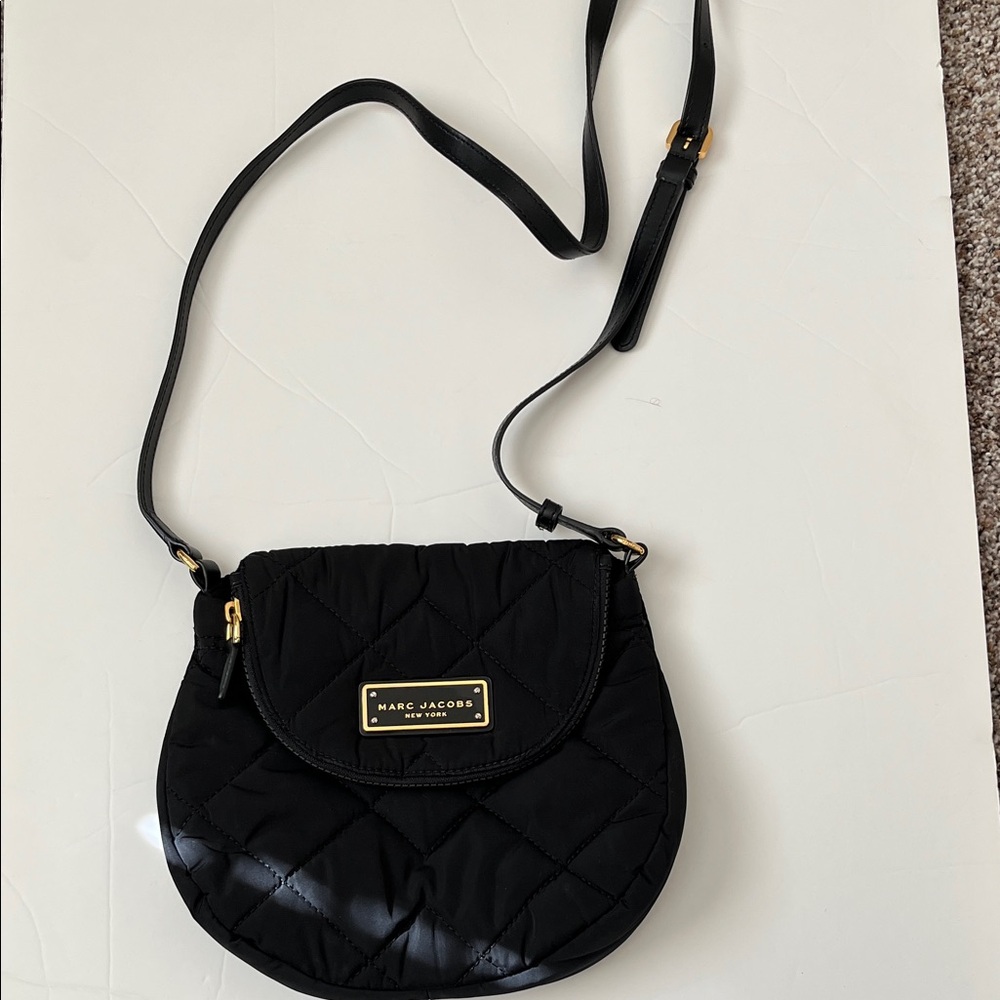 Marc Jacobs Black Quilted Crossbody